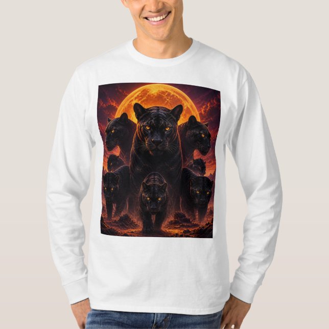 Camiseta Grande felino (Frente)