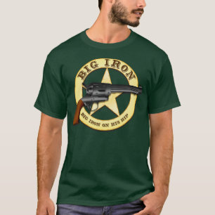 Camiseta Grande Ferro Grande na anca