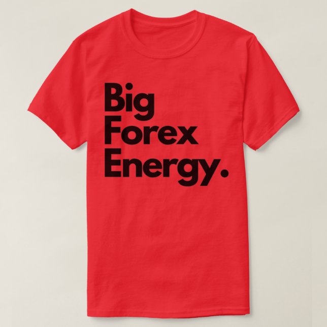 Camiseta Grande Forex Energy 1 (Frente do Design)
