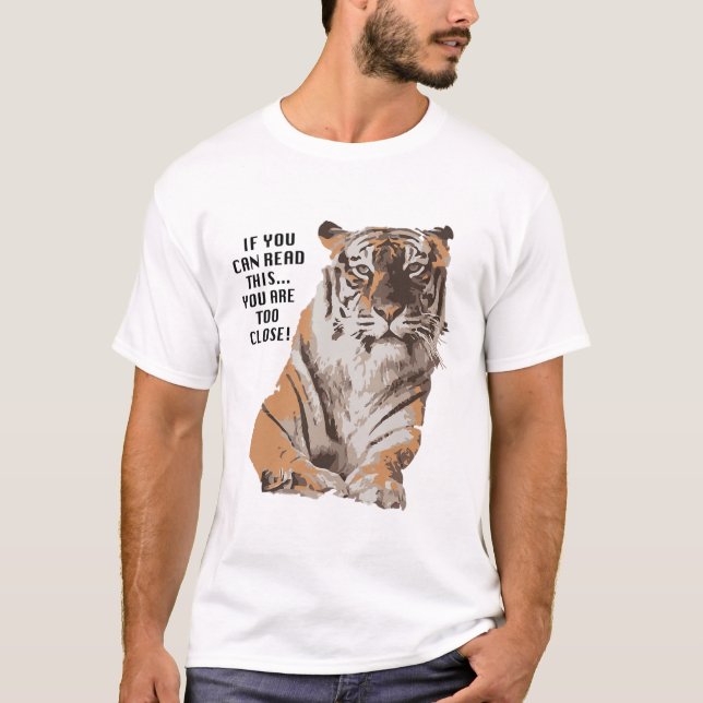 Camiseta Grande Gato Resgate Amanda Tiger Muito Fechado (Frente)