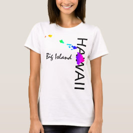 CAMISETA GRANDE ILHA - ILHAS HAWAII NEON RAINBOW