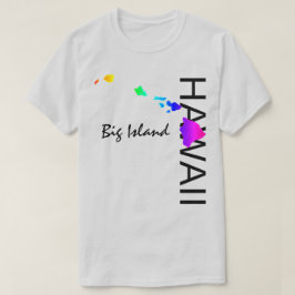 CAMISETA GRANDE ILHA - ILHAS HAWAII NEON RAINBOW