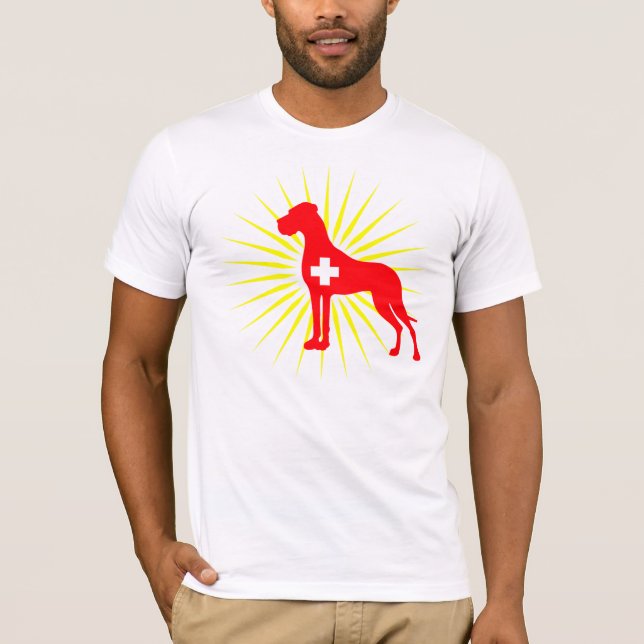 Camiseta Grande Ilustração de Dane (Frente)