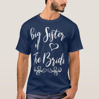 Camiseta Grande Irmã da Noiva e Casamento de Noite