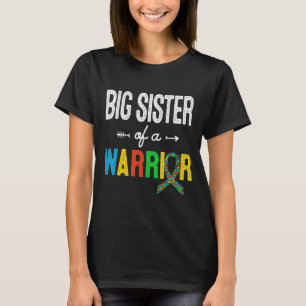 Camiseta Grande Irmã De Um Suporte De Consciência Autista