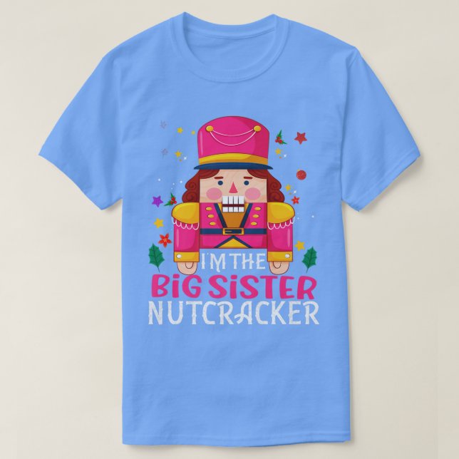 Camiseta Grande Irmã Nutcracker Correspondendo Cristo do Gr (Frente do Design)
