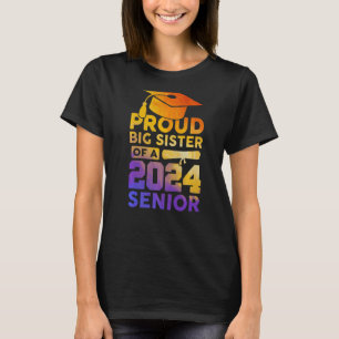 Camiseta Grande Irmã Orgulhosa De Uma Classe De Mais velho