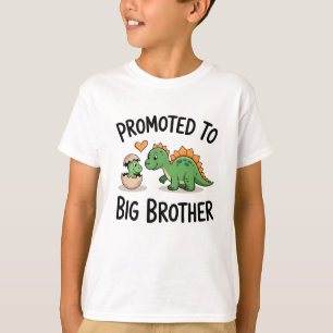 Camiseta Grande Irmão Bebê Menino Promovido Ao Grande Irmão