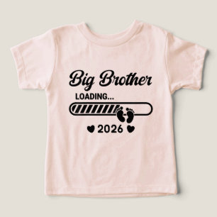 Camiseta Grande Irmão Carregando 2026, Promovido a Grande I