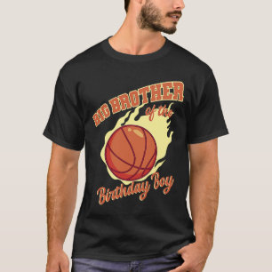 Camiseta Grande Irmão Da Família De Beisebol Do Aniversário