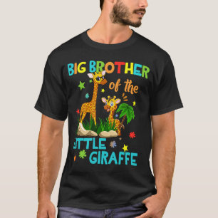 Camiseta Grande Irmão Da Família De Namorados De Girafa