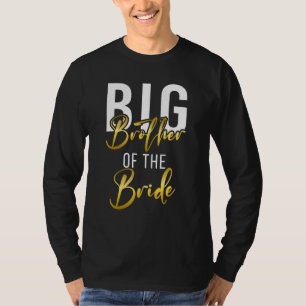 Camiseta Grande Irmão do Casamento do Irmão Grande da Noiva