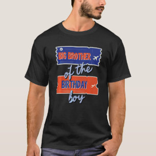 Camiseta Grande Irmão Do Tema Do Viagem De Aniversário Que