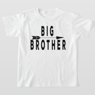 Camiseta Grande Irmão   Família com Irmãos Gêmeos