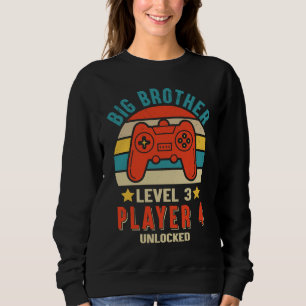 Camiseta Grande Irmão Nível 3 Jogador 4 Desbloqueado Jogos 