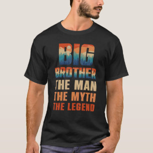 Camiseta Grande Irmão O Homem O Mito Os Homens Da Lenda