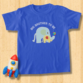 Camiseta Grande Irmão Para Ser Elefantes com Bola de Praia 