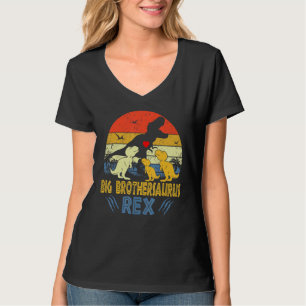 Camiseta Grande Irmão Saurus Rex Dinossauro Grande Irmão 3