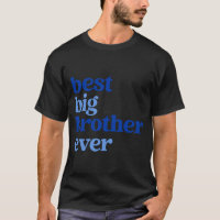 Grande Irmão Sempre Cinza Com Texto Azul Meninos _