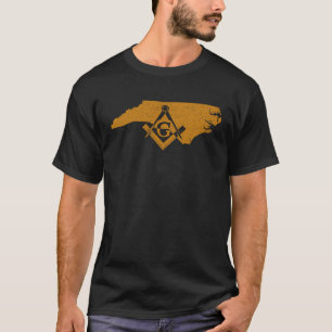 Camiseta Grande Loja Maçônica da Carolina do Norte Maçom Pa