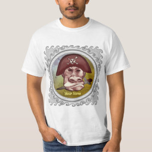 Camiseta Grande Macaco Pirata Mau