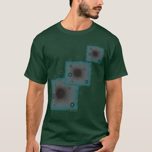 Camiseta Grande Máquina Furo de Arte Ficica Alienígena de A (Frente)