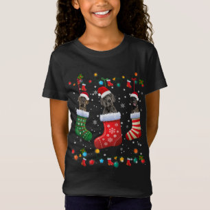 Camiseta Grande Meias de Natal Dane Engraçado Pajama Xmas C