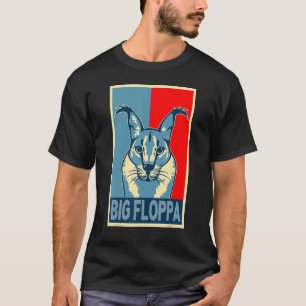 Camiseta Grande Meme Floppa Gato Caracal Fofo esperança ret