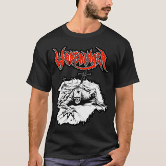 Camiseta Grande Modelo Britânico Uriah Banda de Rock Heep P