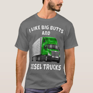 Camiseta Grande Motorista De Caminhão Eu Gosto De Grandes B