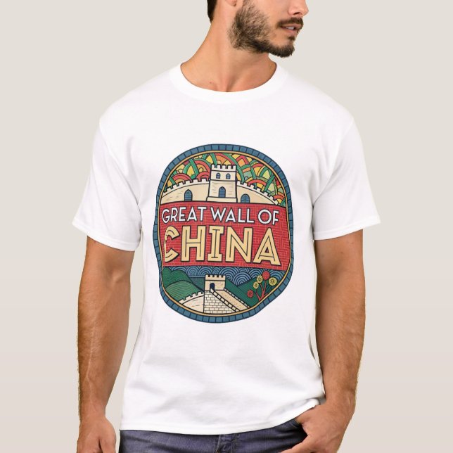 CAMISETA GRANDE MURALHA DA CHINA (Frente)