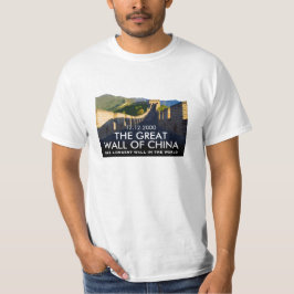 Camiseta Grande Muralha personalizado de China comemorativo