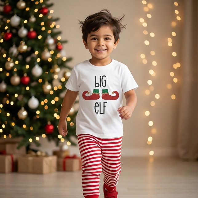 Camiseta Grande Natal Elfo (Criador carregado)