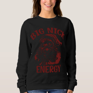 Camiseta Grande Nick Energy Engraçado Papais noeis de Natal