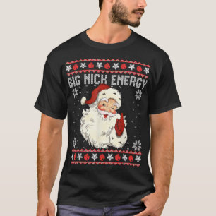 Camiseta Grande Nick Energy Papais noeis de Natal Feio