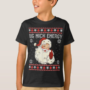 Camiseta Grande Nick Energy Papais noeis de Natal Feio