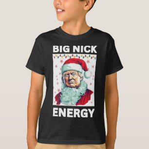 Camiseta Grande Nick Energy Presidente Trump Santa Cristo
