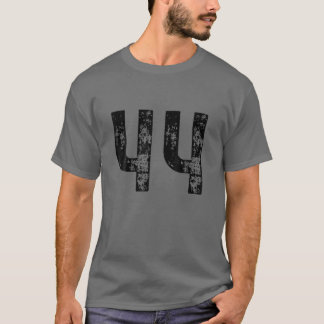 Camiseta Grande Número 44 Para O Aniversário De 44 44 Anos