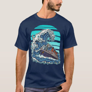 Camiseta Grande Onda de Kanagawa Inspirado Homens Mulheres