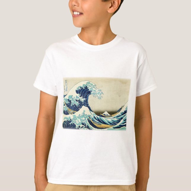 Camiseta Grande onda fora de Kanagawa (Frente)
