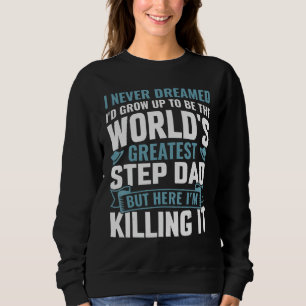 Camiseta Grande padrasto engraçado dizendo padrasto humorís