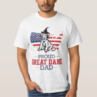 Camiseta Grande Pai de Dane American Flag Vintage