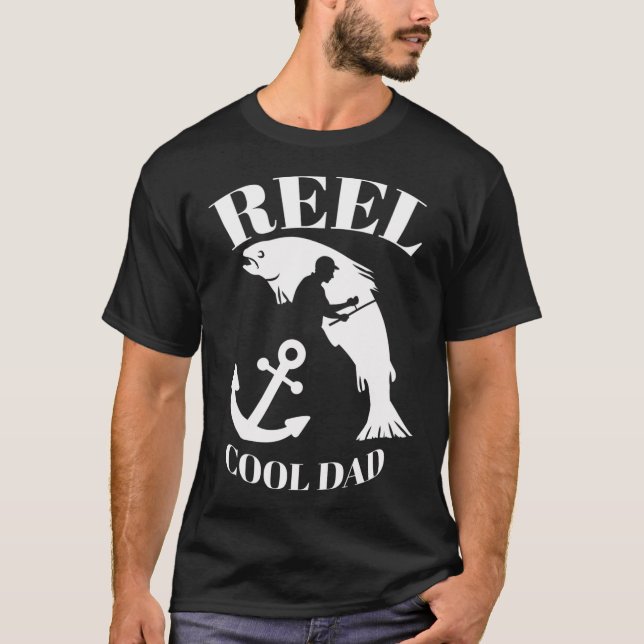 Camiseta Grande Pai de Pesca à Carretilha (Frente)