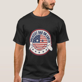 Camiseta Grande Pai No Patriótico Dia de os pais Americano