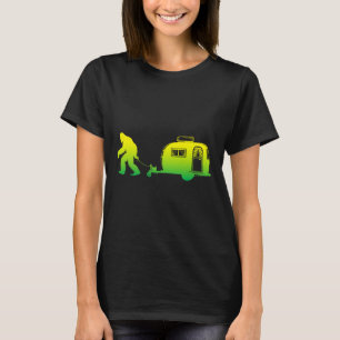 Camiseta Grande Pé Rv Casa De Camping Sasquatch Campervan G
