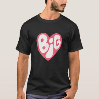 Camiseta Grande Pequena Irmandade Revela Grande Coração Ros