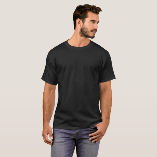 Camiseta Escura Básica, Preto