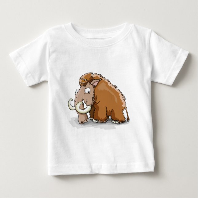 Camiseta Grande porta-malas e mascotes de desenho animado (Frente)