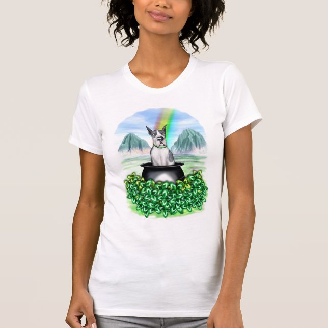 Camiseta Grande Pote Dane Mantle O Dourado (Frente)