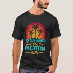 Camiseta Grande Praia Sur Califórnia Areia Mar Sol Férias 2